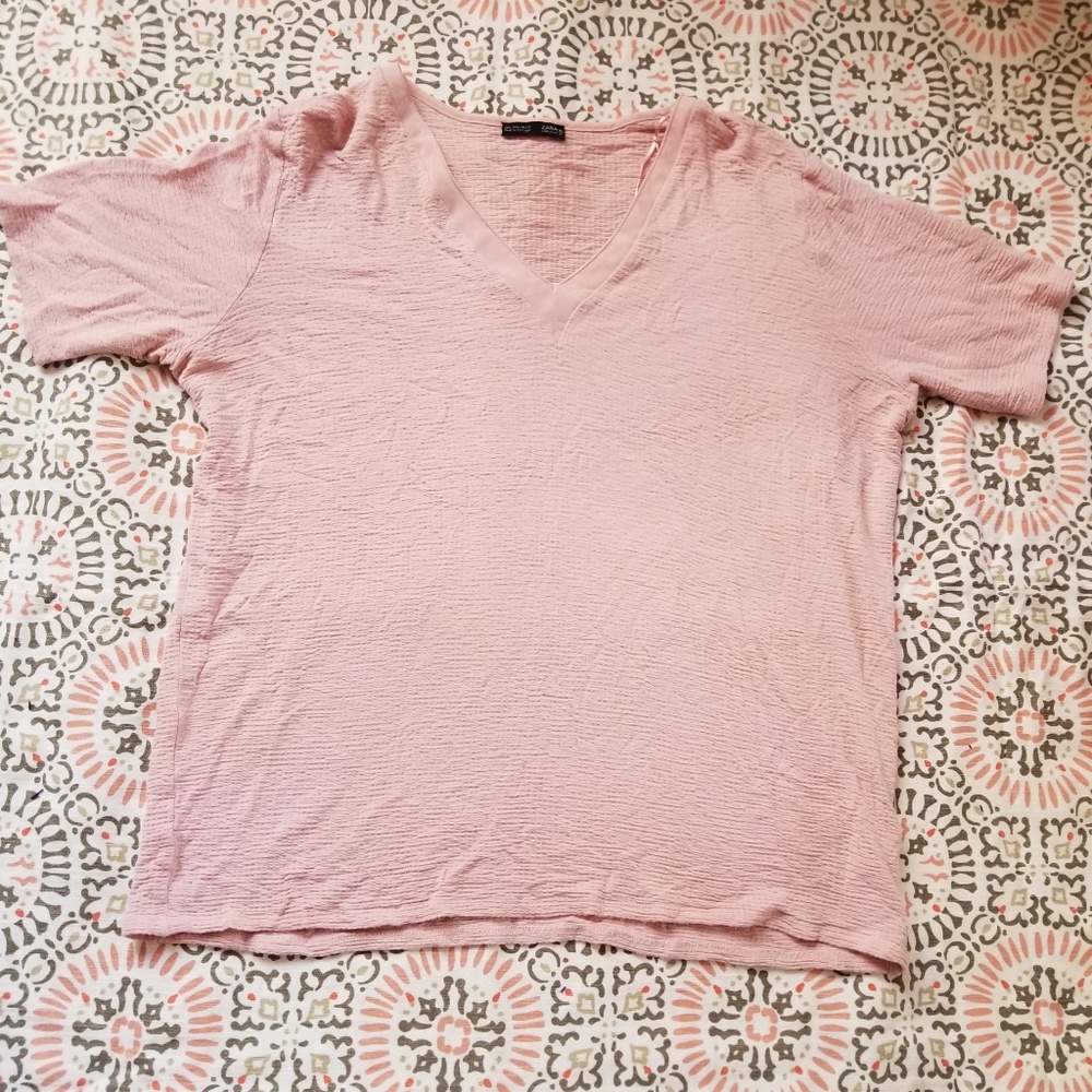 Zara collection pink tshirts
